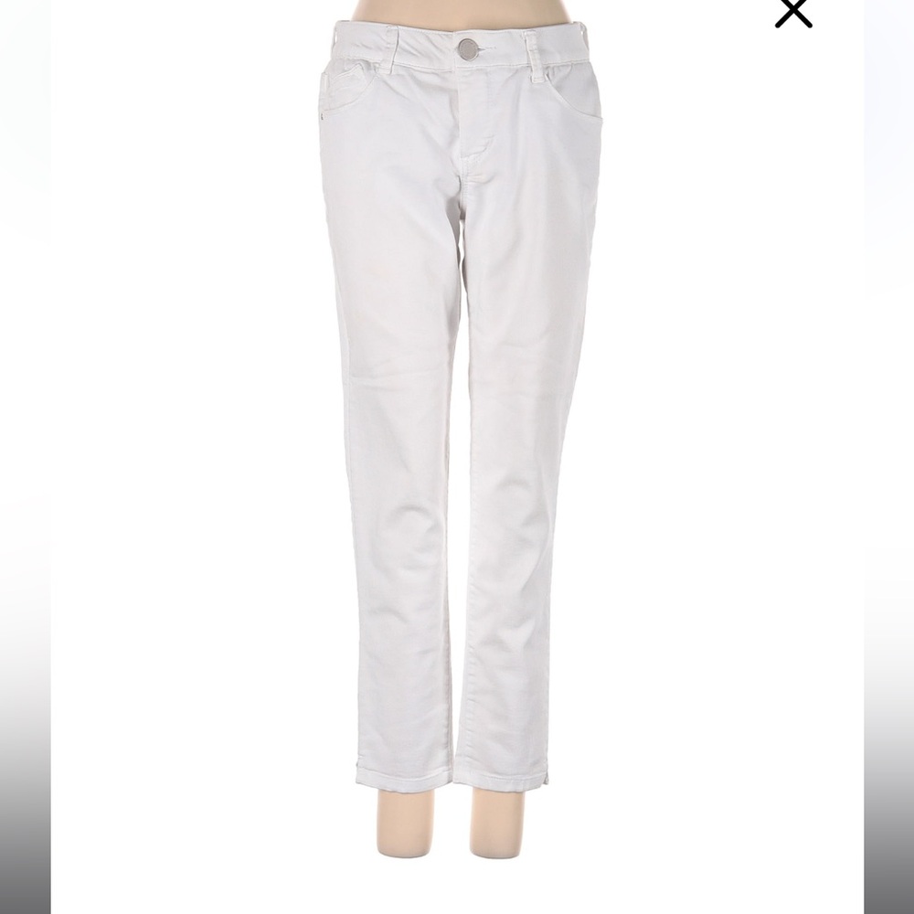 Wit & Wisdom White Straight Leg Jeans